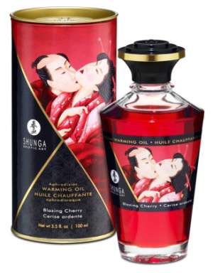 Huile chauffante cerise comestible 100ml
