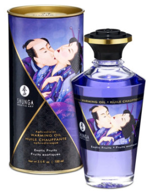 Huile chauffante fruits exotiques comestible 100ml