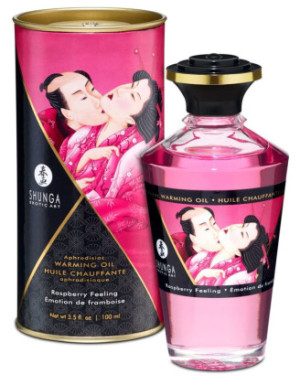 Huile chauffante framboise comestible 100ml