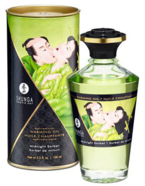 Huile chauffante sorbet de minuit melon comestible 100ml