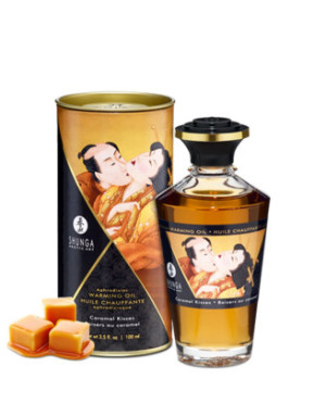 Huile chauffante caramel comestible 100ml