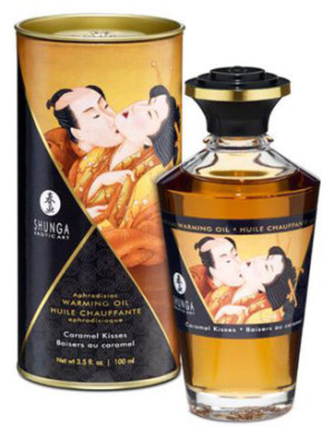 Huile chauffante caramel comestible 100ml