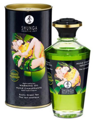 Huile chauffante bio thé vert comestible 100ml