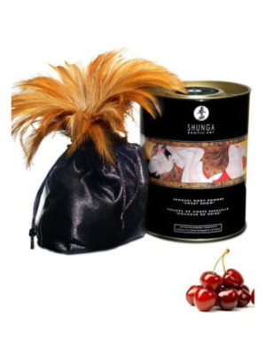 Poudre de massage corporelle comestible cerises ardentes 228grs
