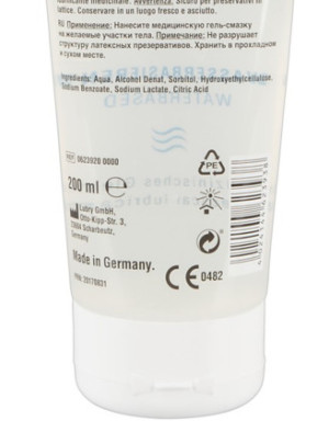 Lubrifiant à base d'eau végétalien 200ml