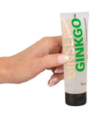 Lubrifiant à base d'eau et d'extraits de ginseng et de ginkgo 80 ml