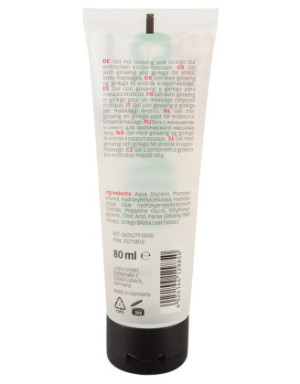 Lubrifiant à base d'eau et d'extraits de ginseng et de ginkgo 80 ml