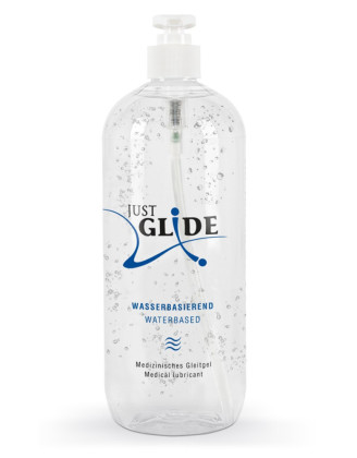 Lubrifiant végétalien 1000ml à base d'eau Just Glide