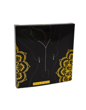 bijoux de corps, pinces de seins goutte et tour de cou chainette