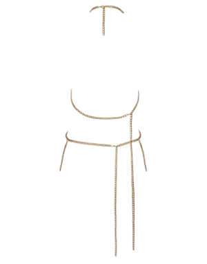 Chaines de corps en métal doré