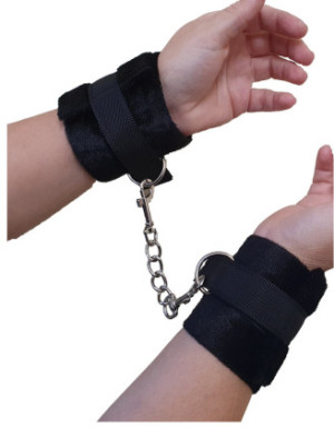 Menottes ajustable noires