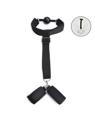 Sangle menottes et bâillon Dreamy Fetish