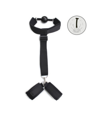 Sangle menottes et bâillon Dreamy Fetish