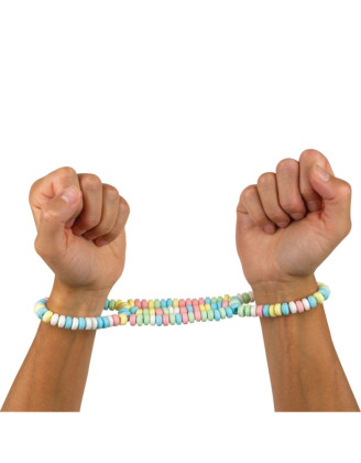 Menottes bonbons comestibles