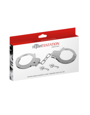 Menottes pour poignet en métal avec 2 clefs pour utilisateurs confirmés