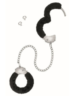 Menottes pour chevilles avec fourrure pour débutant