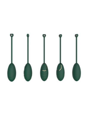 Œuf vibrant Vert Emeraude avec télécommande USB