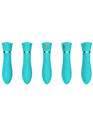 Mini Vibromasseur bleu USB