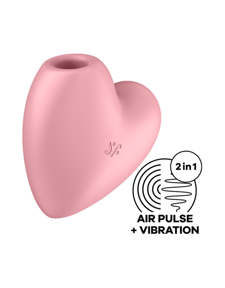 Stimulateur de clitoris USB en forme de cœur Cuttie Heart Satisfyer