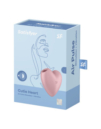 Stimulateur de clitoris USB en forme de cœur Cuttie Heart Satisfyer