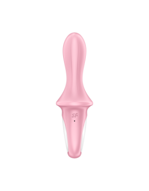 Vibromasseur anal gonflant connecté rose USB Air Pump Booty 5+ Satisfyer