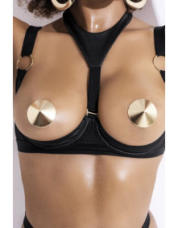 Nipples plaqués or 24 carats