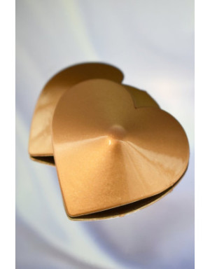 Nipple Métal doré Cache tétons cœur