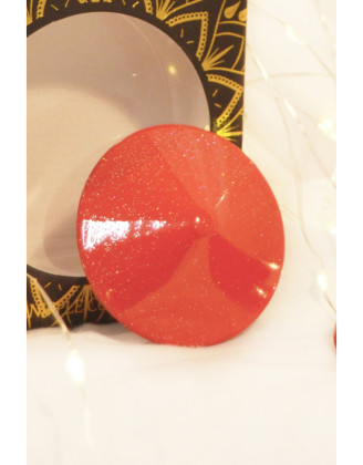 Nipple Métal rouge Cache tétons cône