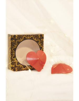 Nipple Métal rouge Cache tétons cœur