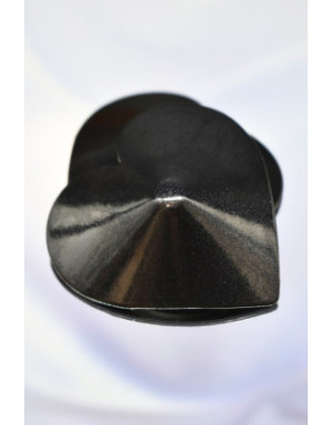 Nipple Métal noir Cache tétons cœur