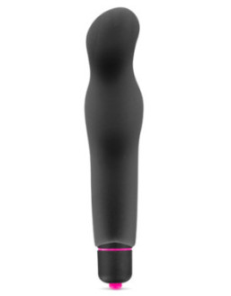 Vibromasseur noir 7 vitesses ondulé waterproof