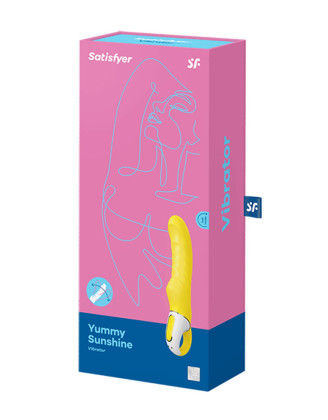 Vibromasseur en silicone waterproof USB Yummy Sunshine Satisfyer