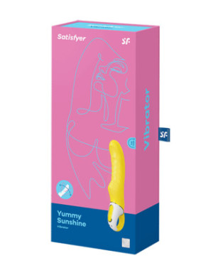 Vibromasseur en silicone waterproof USB Yummy Sunshine Satisfyer