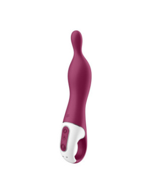 Vibromasseur Point A couleur framboise A-Mazing 1 Satisfyer