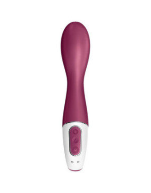 Vibromasseur point G chauffant connecté USB rouge Hot Spot Satisfyer
