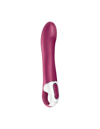 Vibromasseur chauffant connecté USB rouge Big Heat Satisfyer