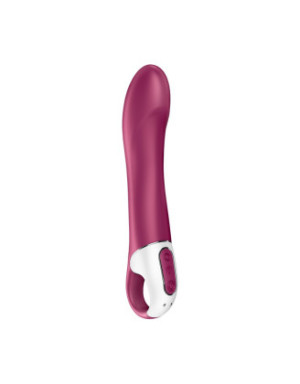 Vibromasseur chauffant connecté USB rouge Big Heat Satisfyer