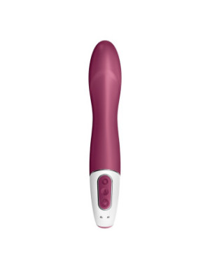 Vibromasseur chauffant connecté USB rouge Big Heat Satisfyer