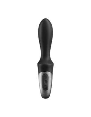 Vibromasseur noir USB, chauffant et connecté Heat Climax Satisfyer