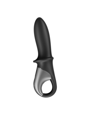 Vibromasseur noir USB, chauffant et connecté Hot Passion Satisfyer