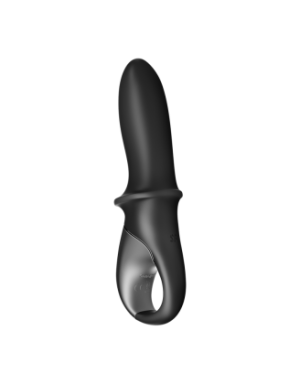 Vibromasseur noir USB, chauffant et connecté Hot Passion Satisfyer