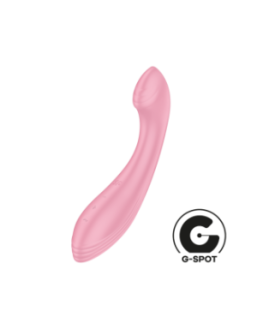 Vibromasseur G spot rose, vibrations fortes G-Force Satisfyer