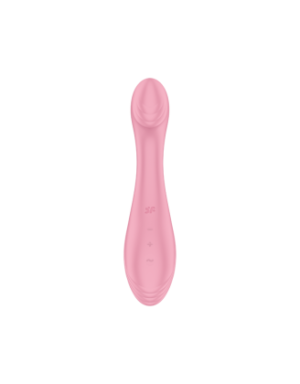 Vibromasseur G spot rose, vibrations fortes G-Force Satisfyer