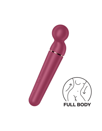 Vibromasseur wand rouge USB 60 vibrations Planet Wand-er Satisfyer