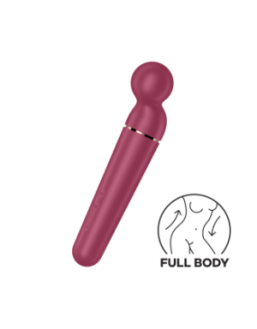 Vibromasseur wand rouge USB 60 vibrations Planet Wand-er Satisfyer