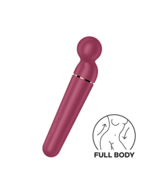 Vibromasseur wand rouge USB 60 vibrations Planet Wand-er Satisfyer