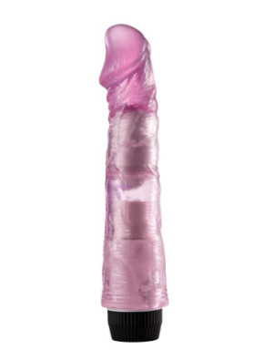 Vibromasseur 20 cm Jelly rose