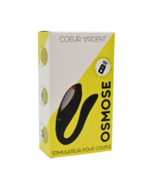 OSMOSE, stimulateur pour couple USB, à double tête, avec télécommande, en silicone médical