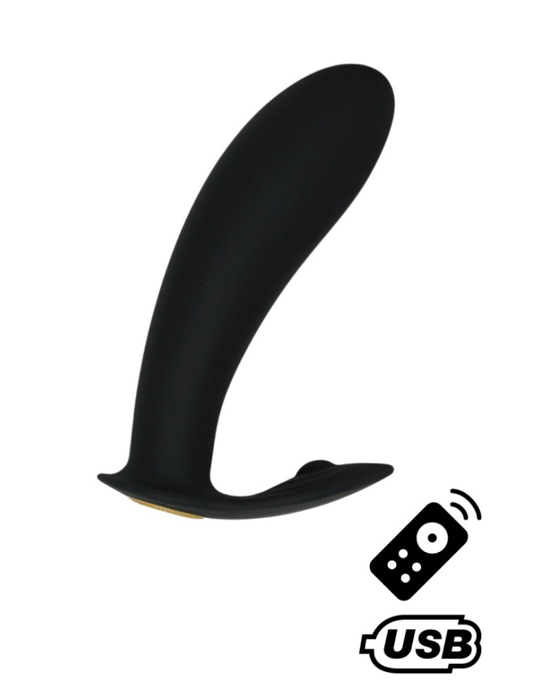 ERNEST, Mini vibromasseur avec stimulateur clitoridien USB, avec télécommande