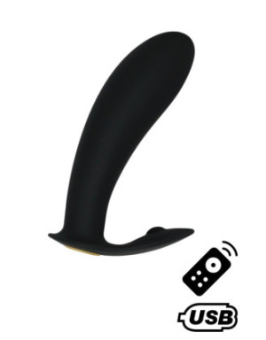 ERNEST, Mini vibromasseur avec stimulateur clitoridien USB, avec télécommande